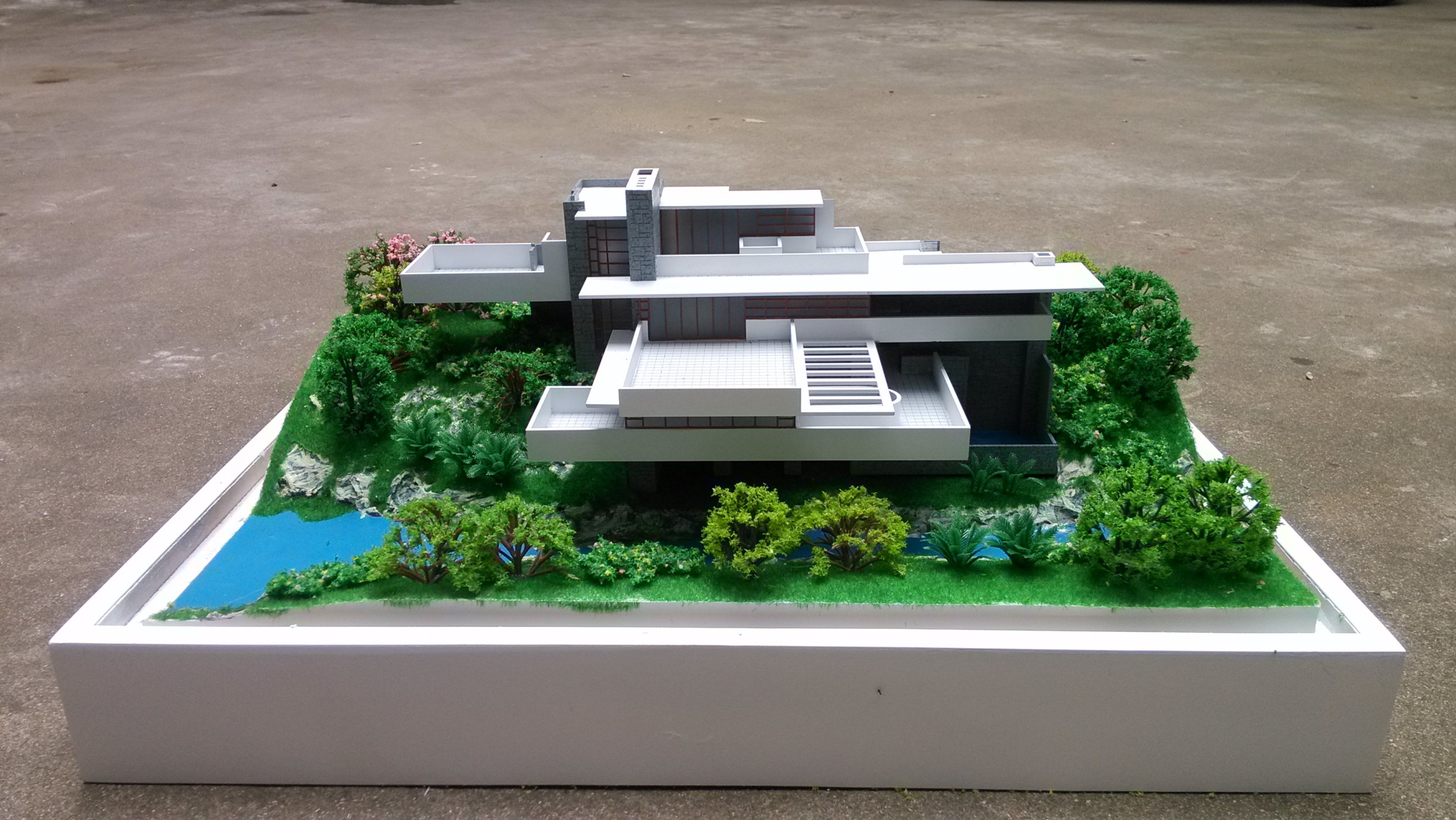 流水別墅設計模型