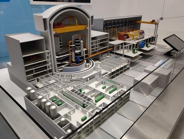 大亞灣核電站模型